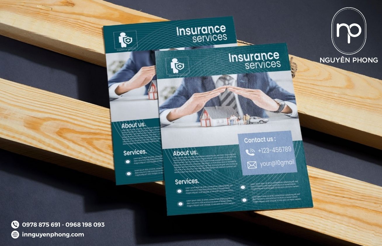 In tờ rơi bảo hiểm xã hội chuyên nghiệp